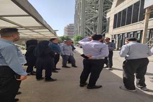 برگزاری جلسه آموزشی تخلیه اضطراری در ساختمان مرکزی دانشگاه
